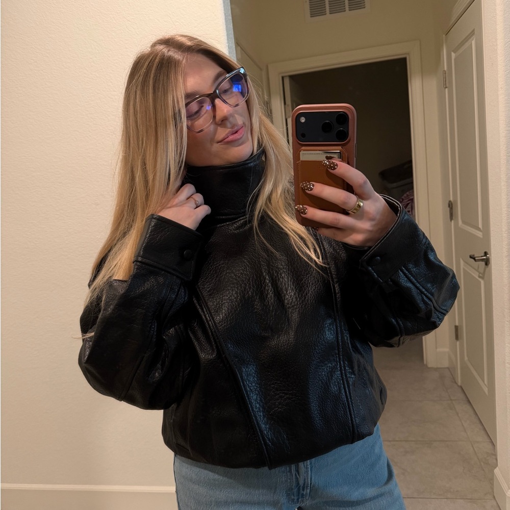 Zara Viral Leather Jacket